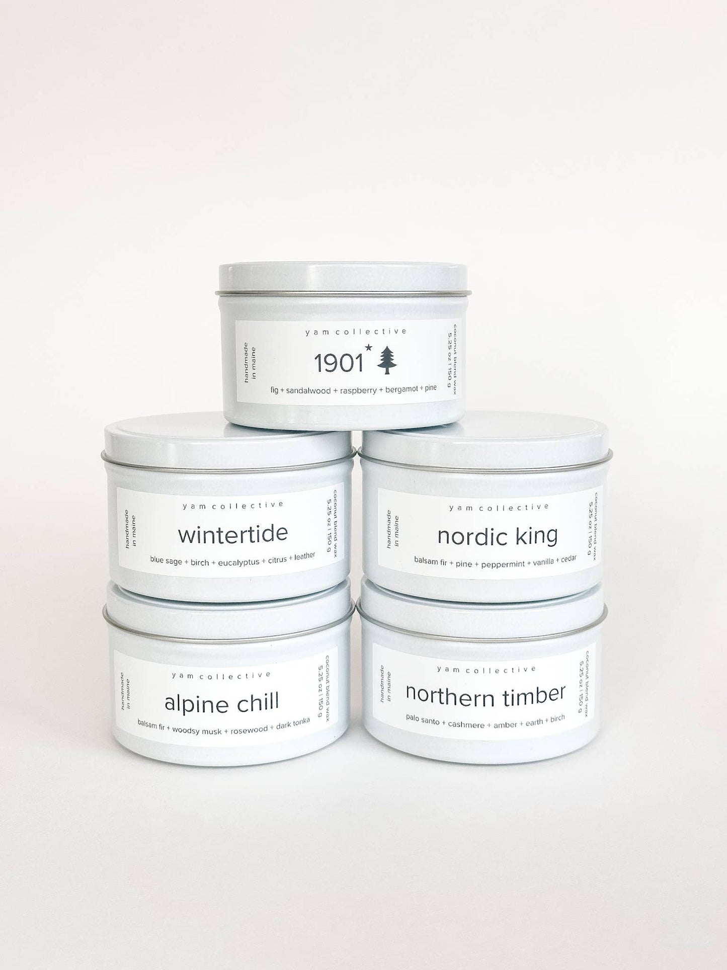 Wild One - 5 oz Rosemary + Sage Cream Tin Candle