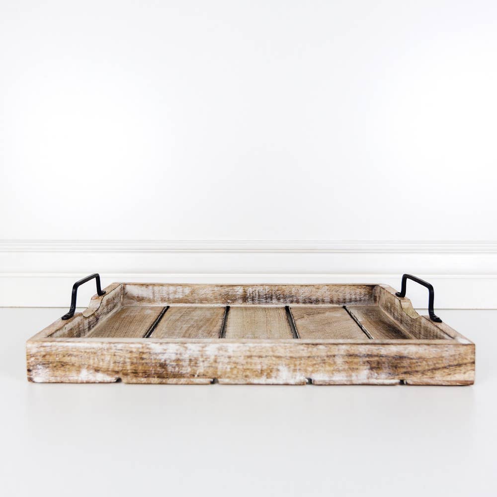 11069 - 18x12, 15x10 Mango wood nested trays, set/2 Thanks