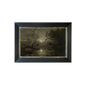 Headless Horseman Forest Scene Framed Halloween Wall Print