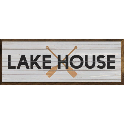 Lake House Oars Whitewash