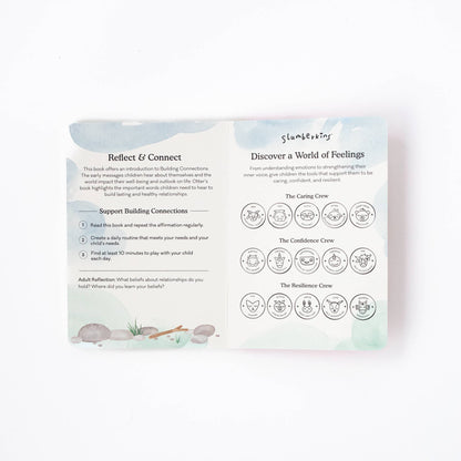 Otter's Building Connections Plush Set - with 2 books!