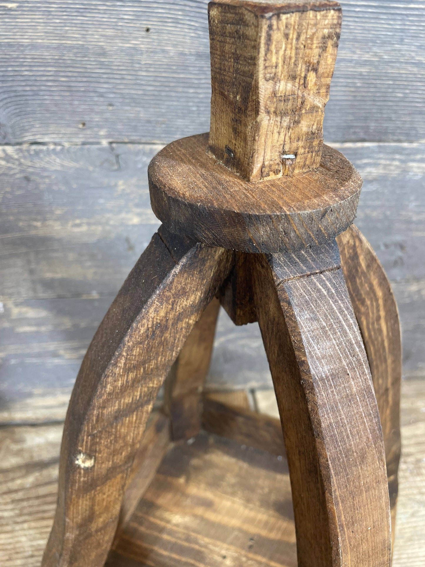 Kiev Farmhouse Wood Lantern-Small