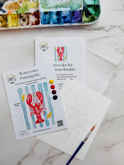 Lobster Watercolor Kit