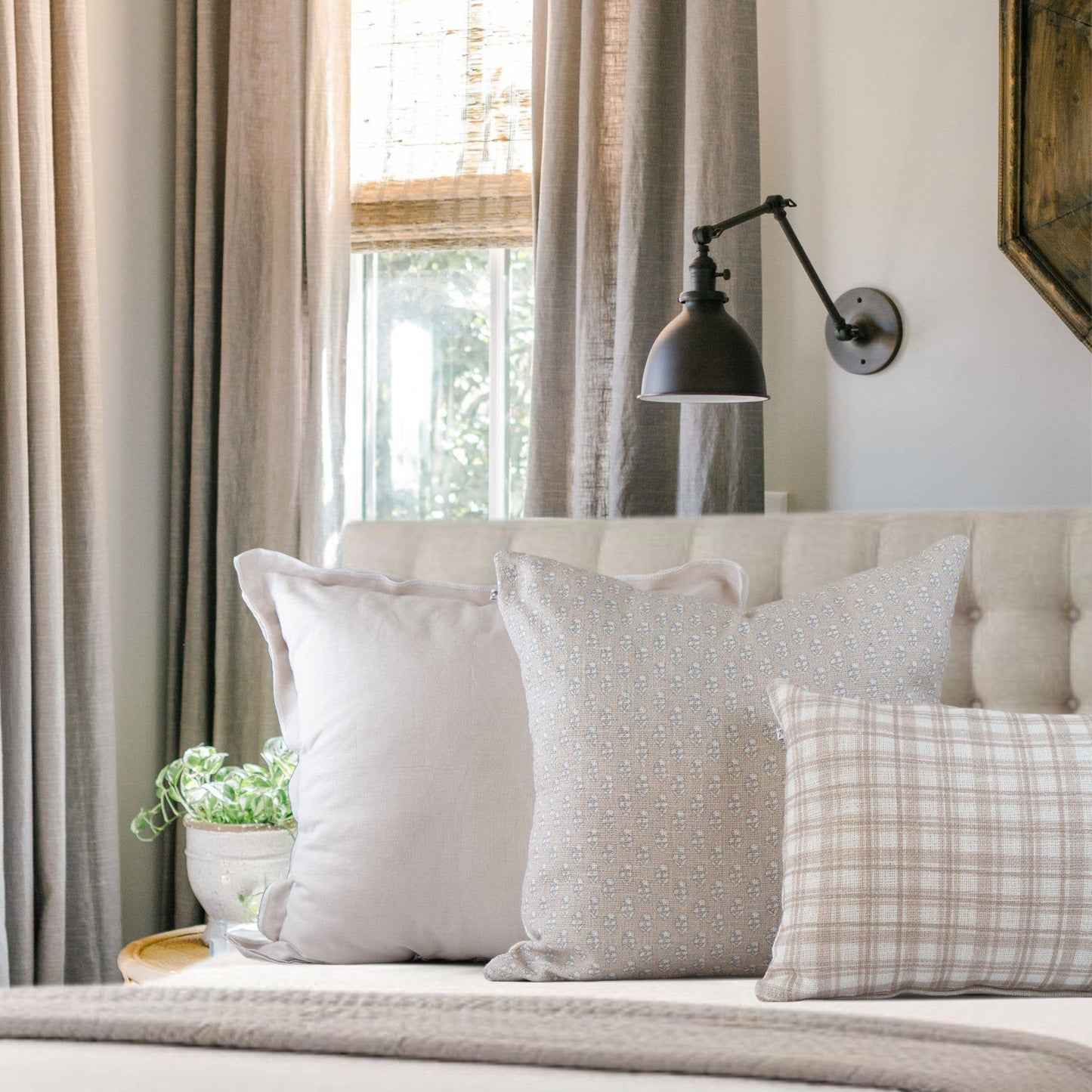 Leah Linen Pillow Cover – Soft, Breathable, Home Decor