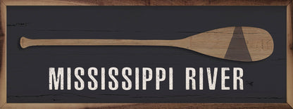 Alton Bay Wood Oar Sign
