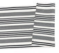 Ticking Striped Woven Cotton Blend Area Rug