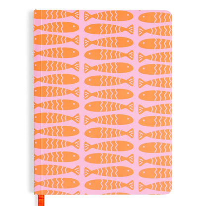 Coastal Fishy Soft Flex Perfect Bound Journal