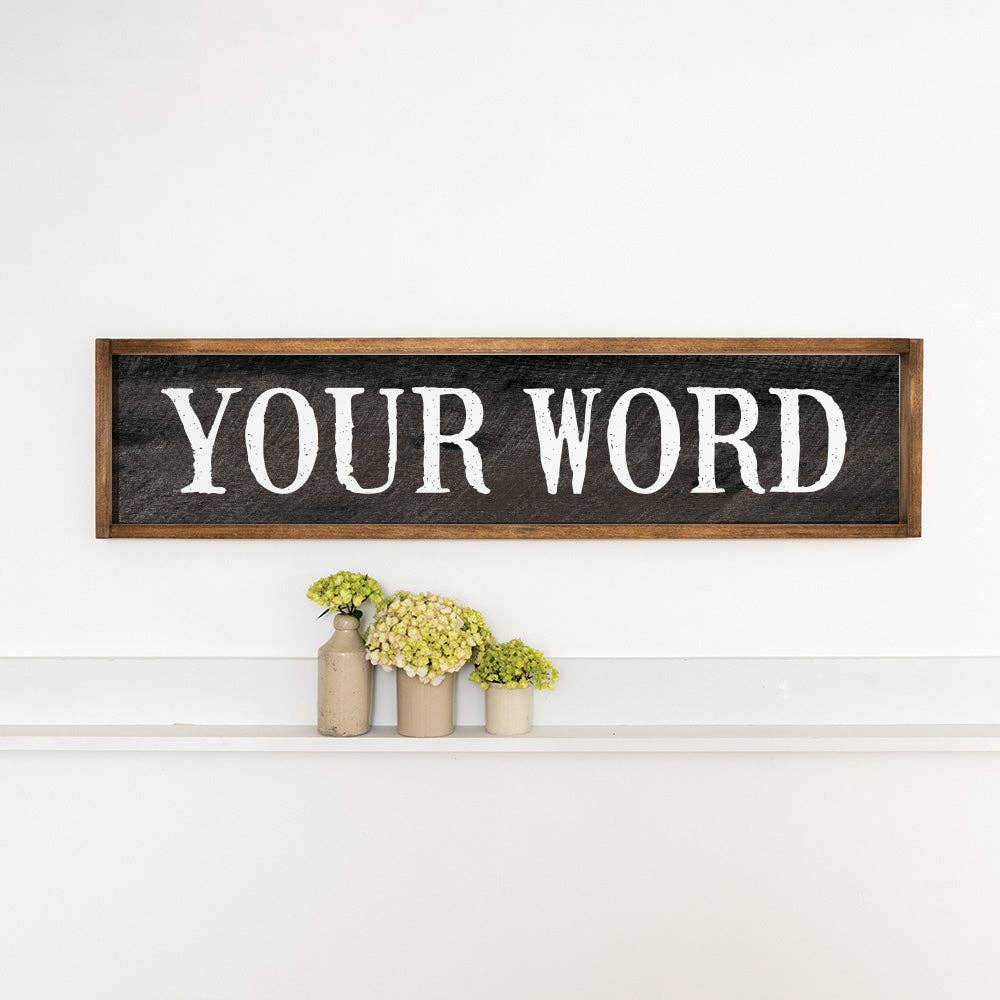Alton, NH Personalized Black/White Barnwood Sign