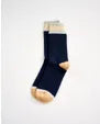 Navy Cashmere Blend Men's Socks