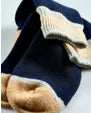 Navy Cashmere Blend Men's Socks