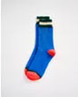 Blue Cashmere Blend Men's Socks