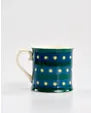 Teal Stripes & Stars Mug